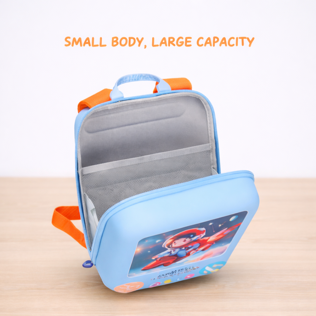 Star Pilot Backpack | Premium Brand Kawaii-Q | Stylish and Comfortable | Spacious | Travelling or School | Ideal for kids 3-6 Years