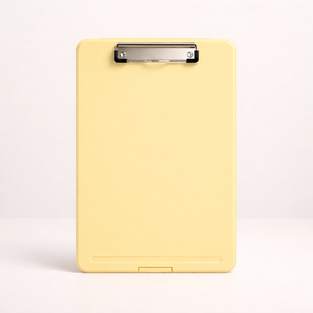 Clipboard File with Storage Box | Writing Pad and A4 Paper Storage | Lightweight and Durable | For Student or Office Use