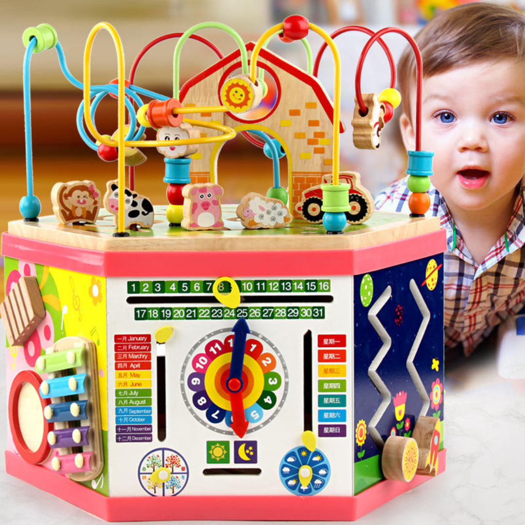 Multifunction Activity Maze Box |  Learn and Play Educational Playset | Kids Age 3+