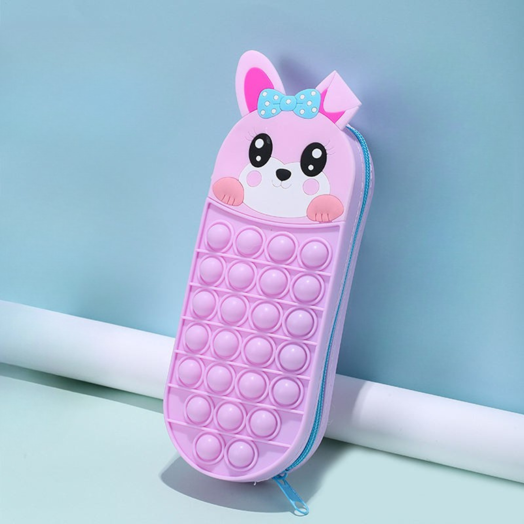 Stylish Popit Pouch Pencil Case |  Playful Popit Design | Multifunctional Purpose| School Kids or Teens