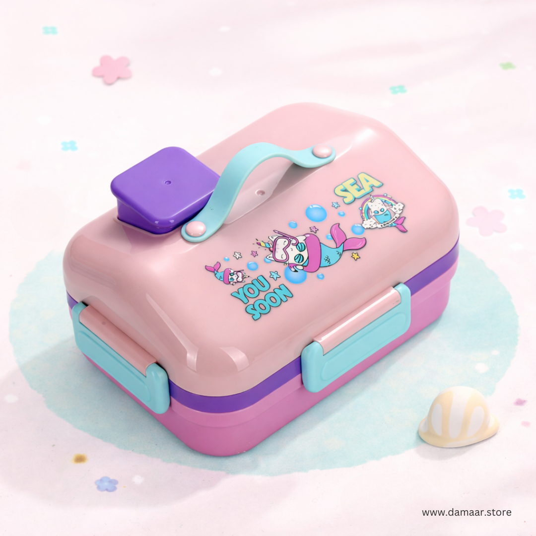 Happy Home Lunch Box | Adorable house-shaped design | Stainless Steel, Durable and Safe | Secure Lock