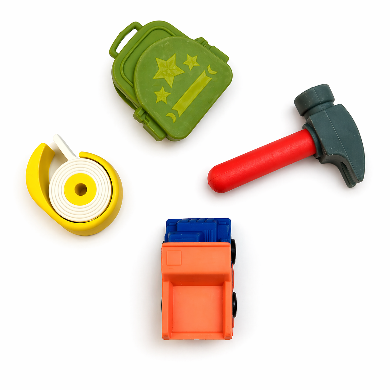 Engineer Theme Eraser Set | Smooth Eraser | Attractive and Fun | Pack of Two, 8 Erasers | Return Gift