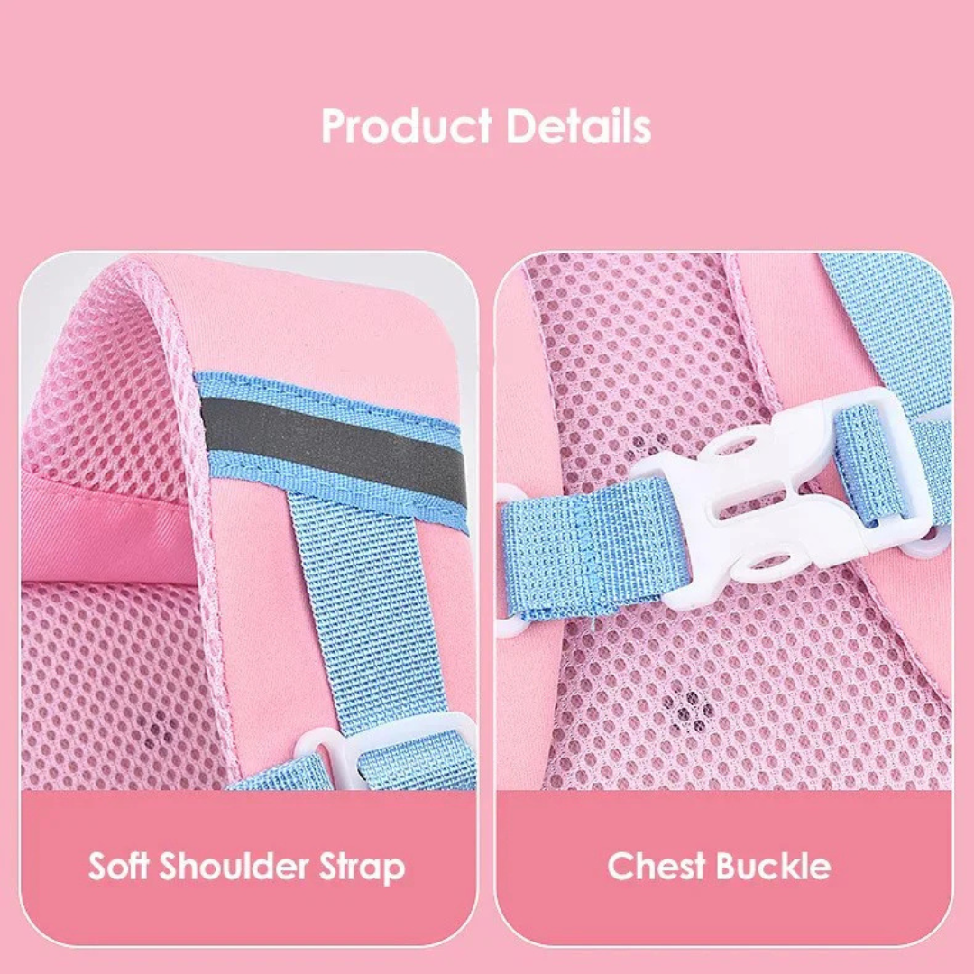 Bunny 3D Backpack | Cute and Stylish | Durable Material | Travelling or School | Ideal for kids 3-6 Years