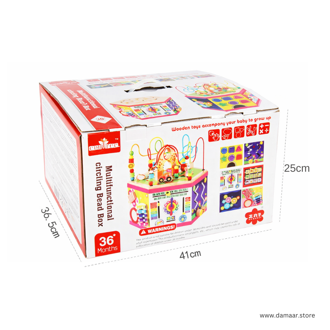 Multifunction Activity Maze Box |  Learn and Play Educational Playset | Kids Age 3+