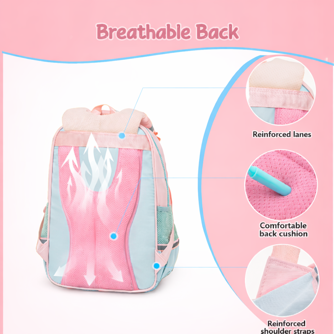 Clouds Explorer Backpack | Lightweight and Water-Resistant | Breathable Back & Multiple Compartments