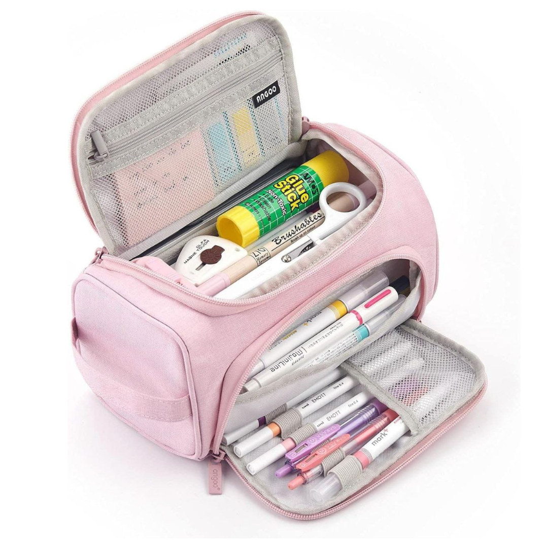 Bloom Pencilcase Large Pouch | Multi Compartment Stationery Organiser | Cosmetics or Travel Essentials