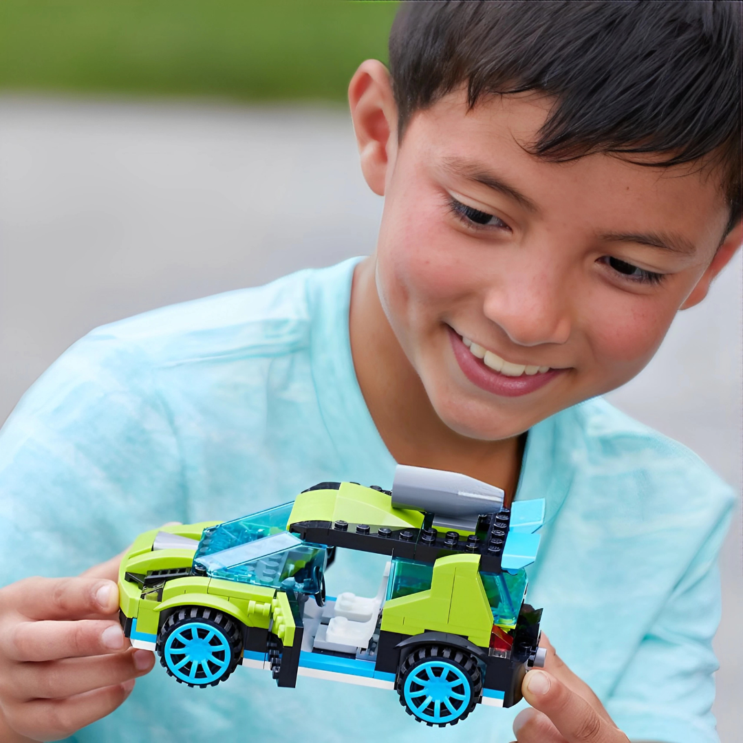 Rocket Rally Car | Build 30 Unique Vehicles | Multificence, Lego Blocks | For Kids Aged above 6 Years | Gift Set