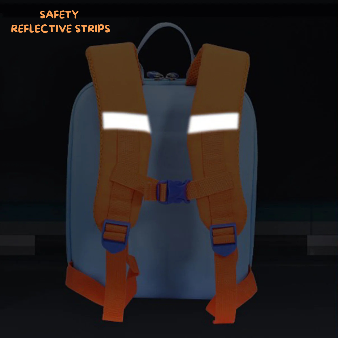 Star Pilot Backpack | Premium Brand Kawaii-Q | Stylish and Comfortable | Spacious | Travelling or School | Ideal for kids 3-6 Years