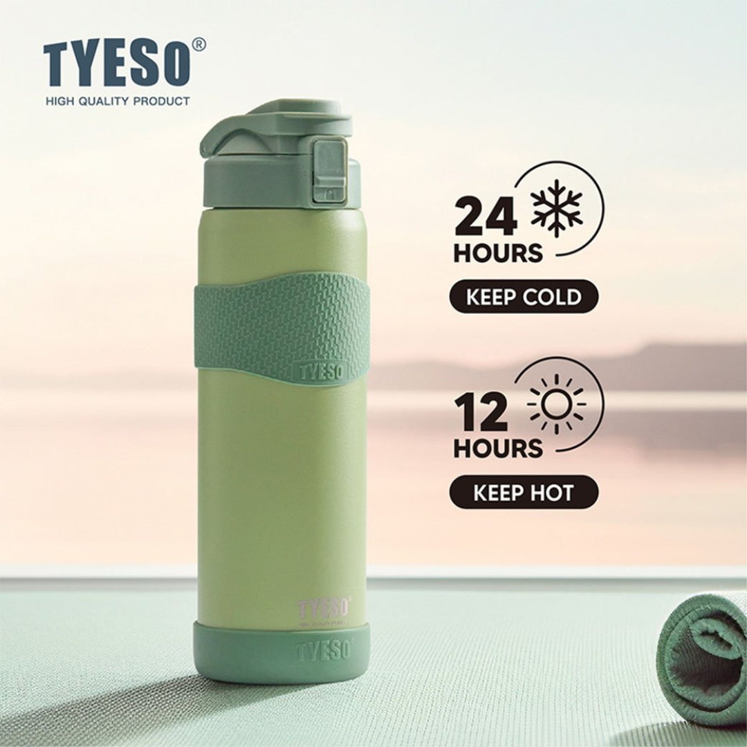 Tyeso Chillcore Premium Water Bottle |  Insulated Stainless Steel Water Bottle | Keeps 24Hours Cold or 12 Hours Hot