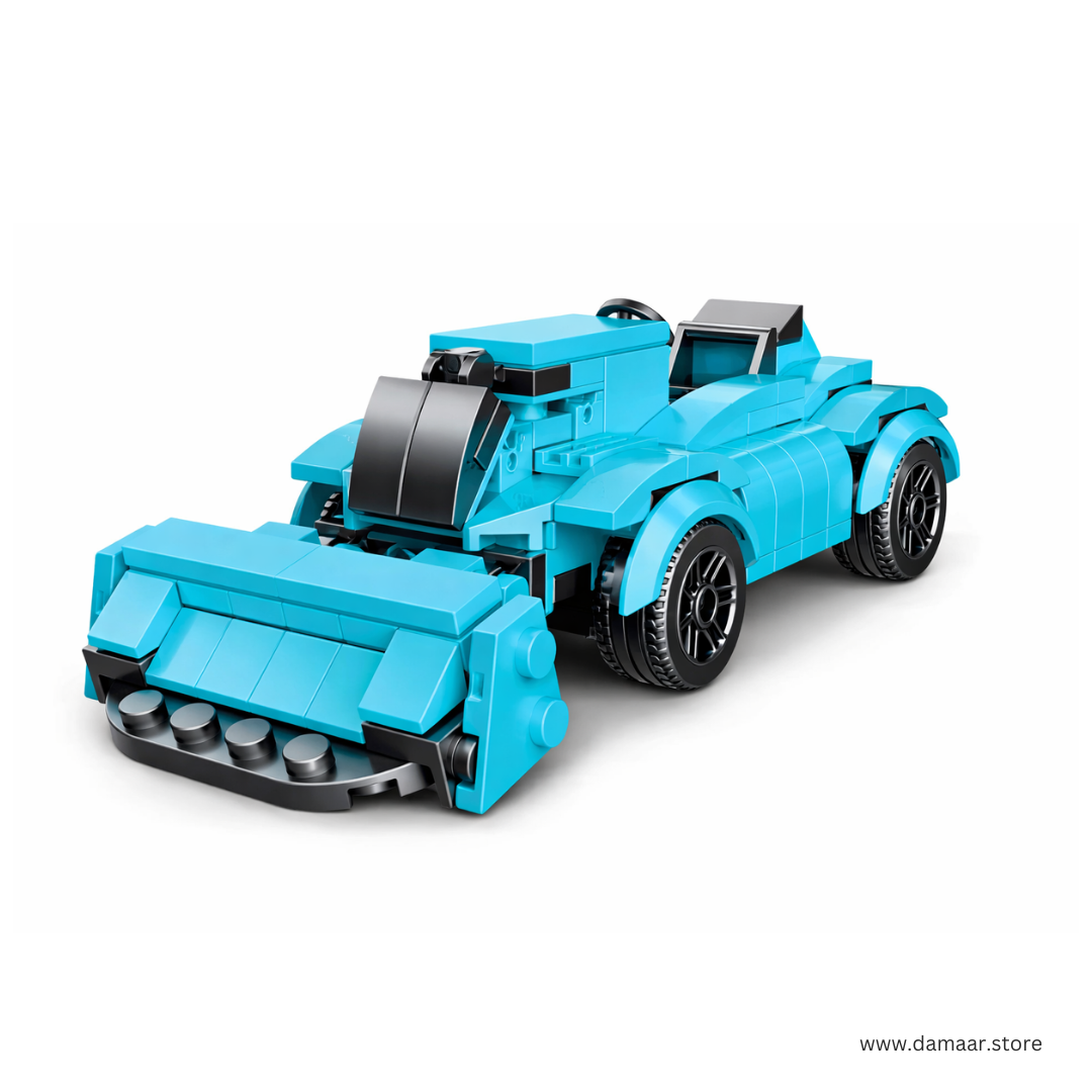 Thunder Racing Vehicles | Build 10 Unique Vehicles | Multificence, Lego Style | For Kids Aged above 6 Years | Gift Set