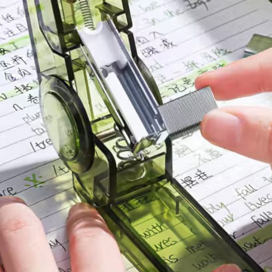 360-Degree Rotating Stapler | Heavy Duty | Multi Angle Paper Binding | Tool for Notebook and Documents