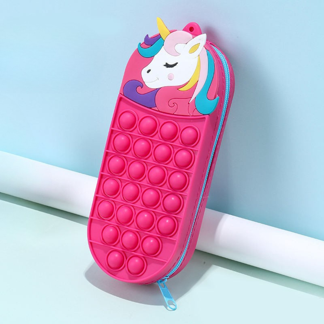 Stylish Popit Pouch Pencil Case |  Playful Popit Design | Multifunctional Purpose| School Kids or Teens