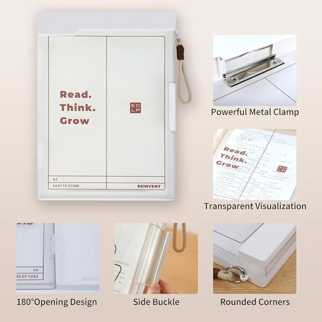 Dual Function Folder | Writing Pad and Exam Paper Storage Box | For Student or Office Use