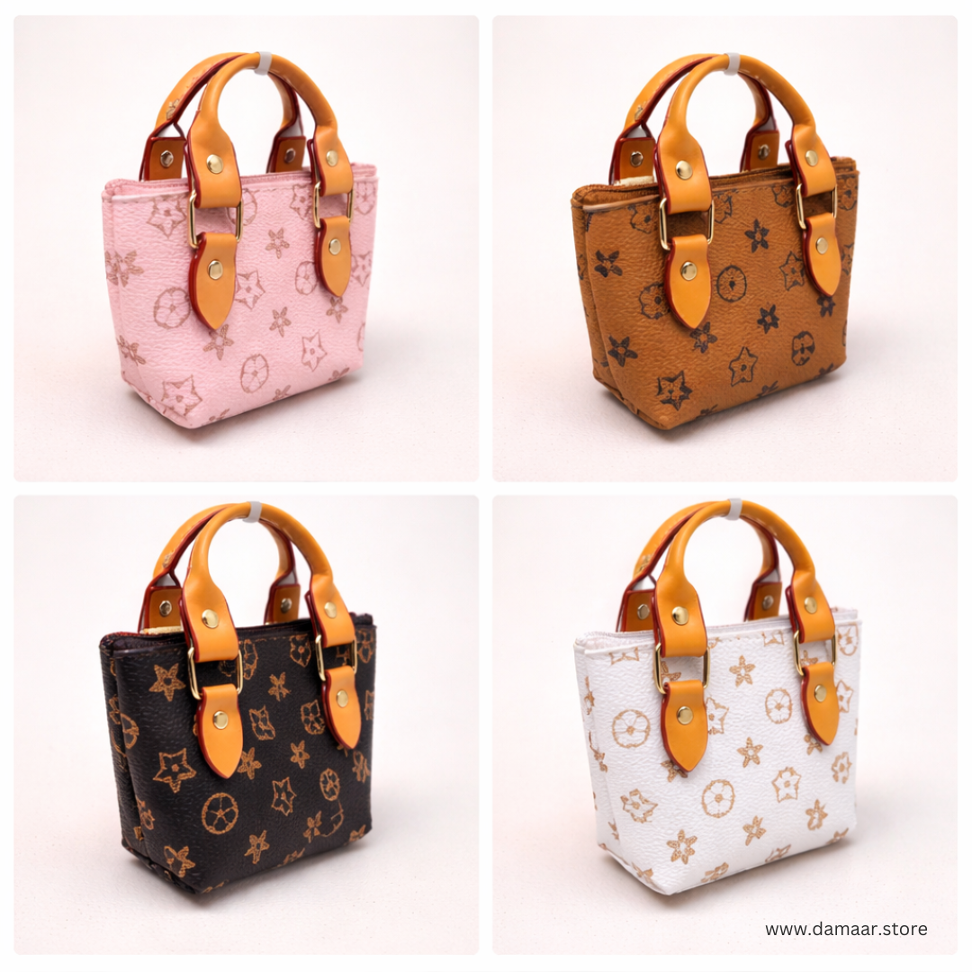 Mini Luxe Pouch | Key Chain Style | Stylish & Compact | Attractive Design