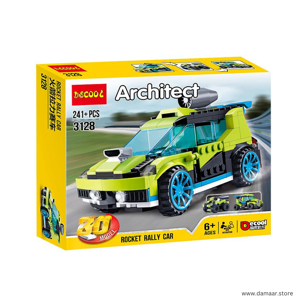 Rocket Rally Car | Build 30 Unique Vehicles | Multificence, Lego Blocks | For Kids Aged above 6 Years | Gift Set