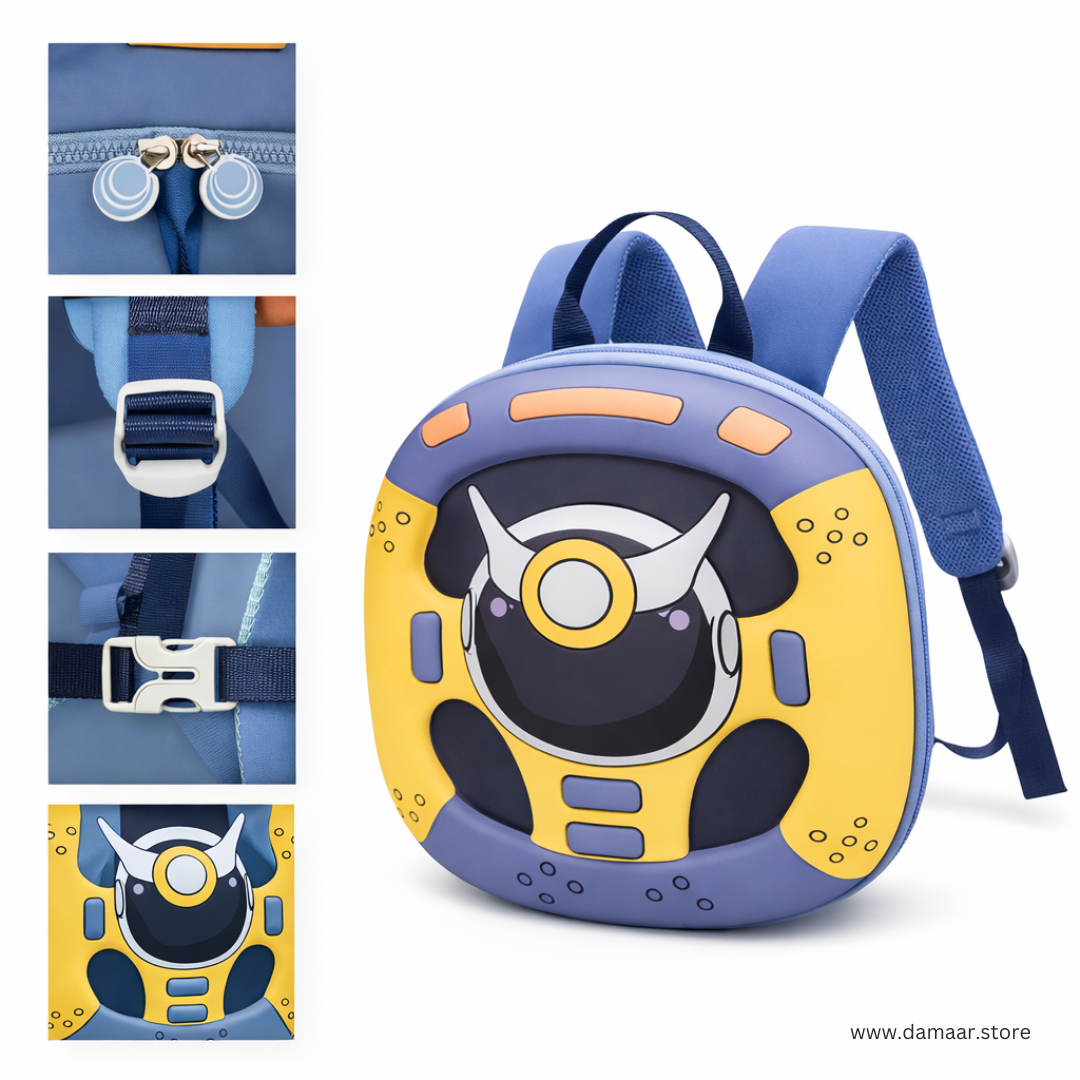 Stars Mars Backpack | Kawaii-Q, 3D Breathable Back | Comfort and Compact | Gift