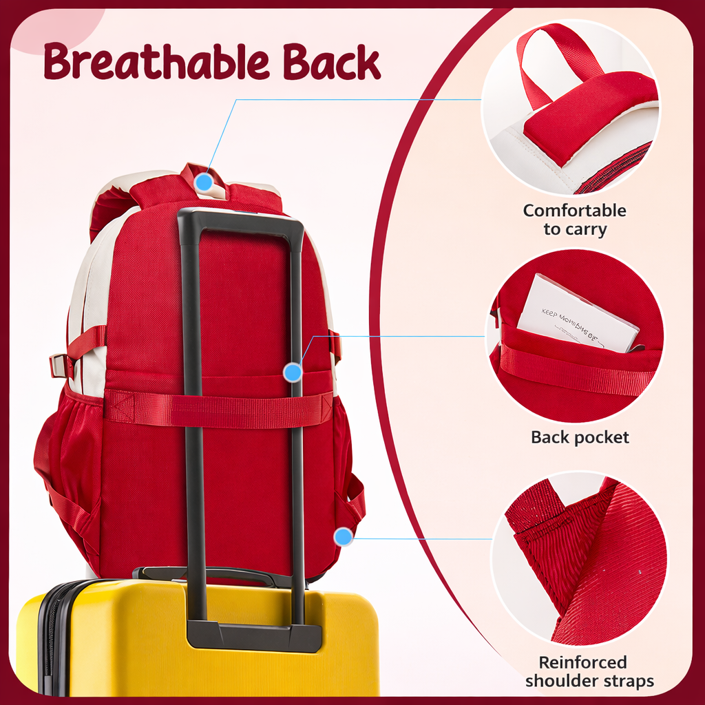 Cool Breeze Smart Backpack | Multiple Compartments Plus a Back Pocket | Water Resistant | School, College and Travels | Boys and girls aged 8 to 14 years