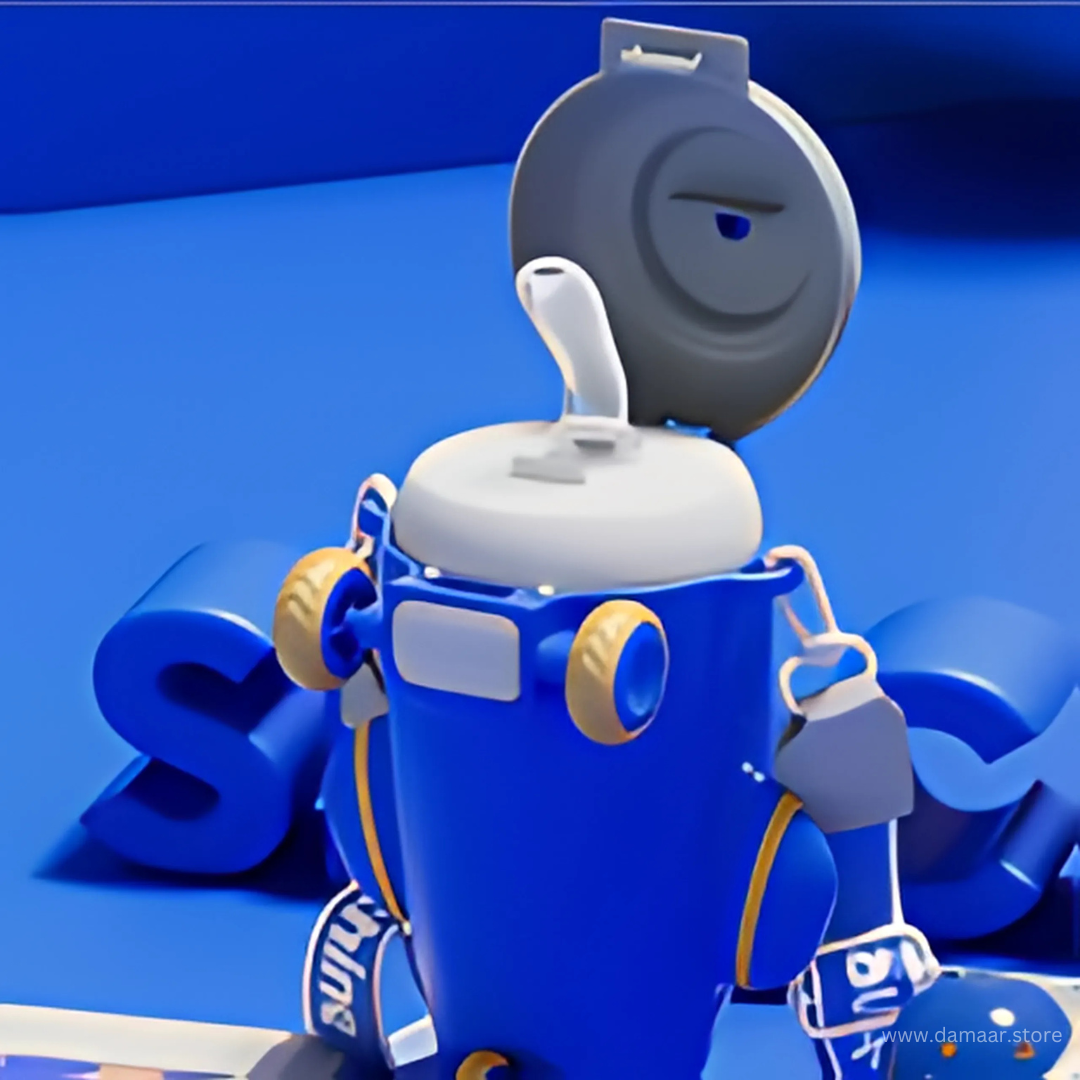 Airplane Sipper Bottle for Kids | Sturdy Build | Easy to Carry | 550 ML Capacity