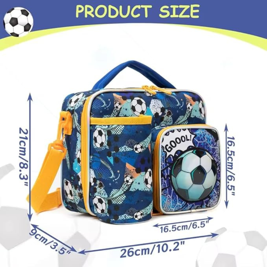 3D Insulated Lunch Bag | Attractive Design | High Quality Material | Spacious & Compact