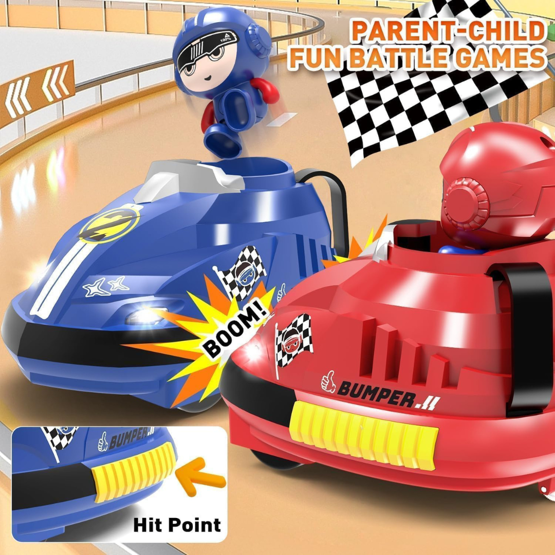 Go-Kart Multiplayer Car | Bumper - Dashing Car | Interactive Game Play | Spin, Light, Music | Perfect Gift
