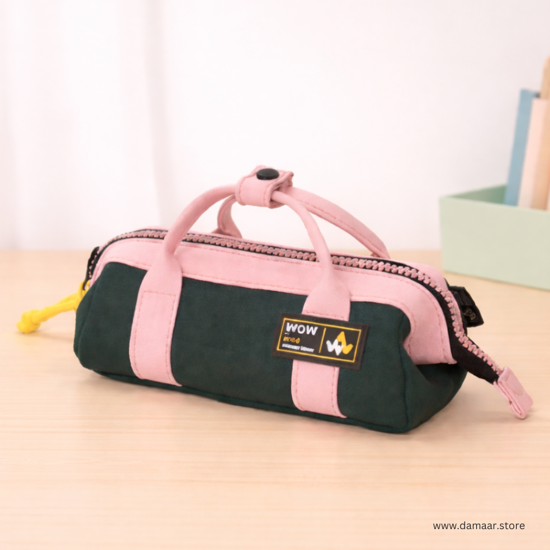 Wow Pouch | Cute and Stylish | Durable Material with Smooth Zipper | Carry Stationery or Cosmetics