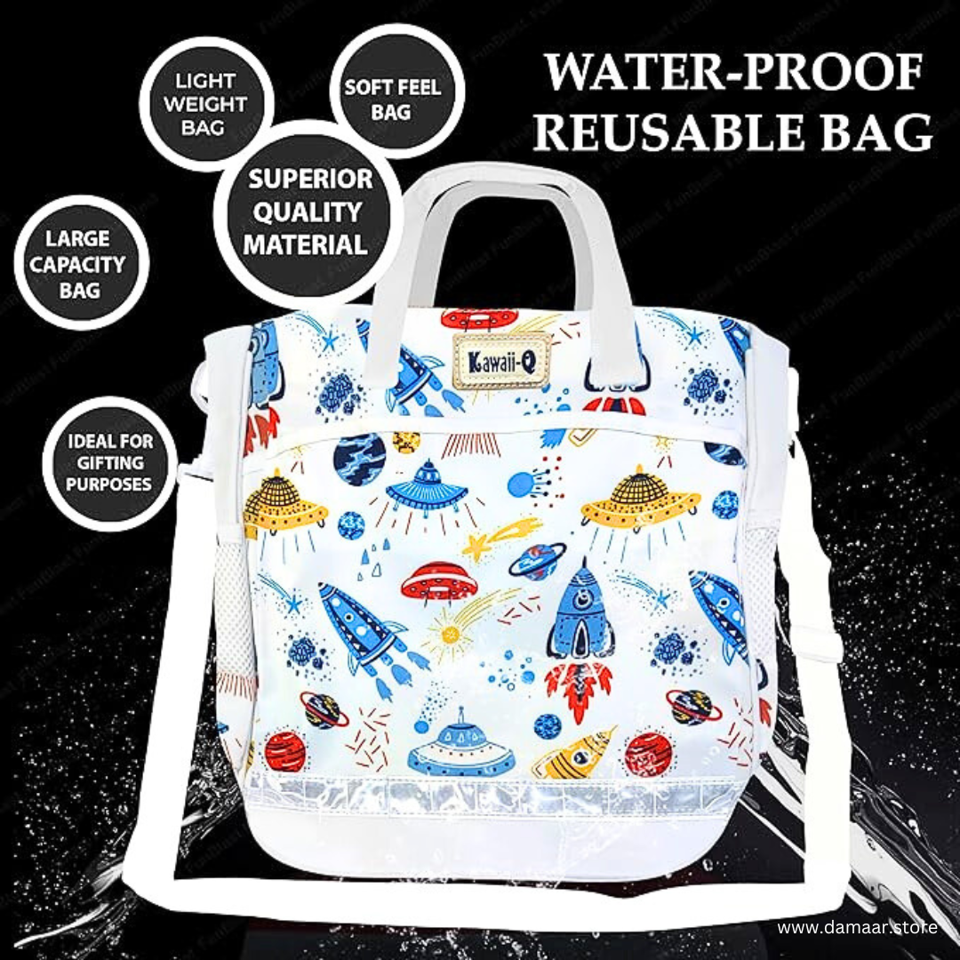 Multipurpose Tote Bag | 2 in 1: Hand Bag or Shoulder Bag | Waterproof