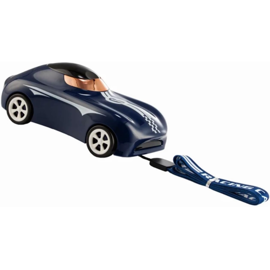 Sports Car Water Bottle | 280 ML Capacity | Adjustable Strap | Playful Design | For Kids