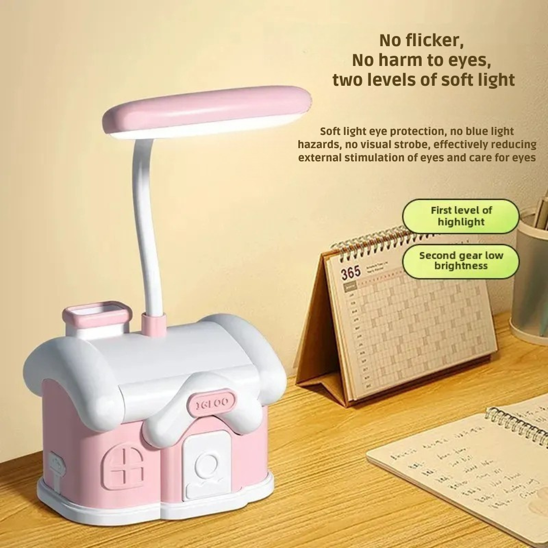 Igloo Table Lamp | Cute-Compact-Bright | USB Charging | Safe and Friendly | Gift