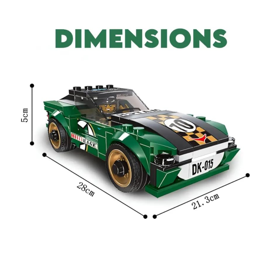 Super Racing Blocks Car | Build 10 Unique Vehicles | Multificence, Lego Style | For Kids Aged above 6 Years | Gift Set