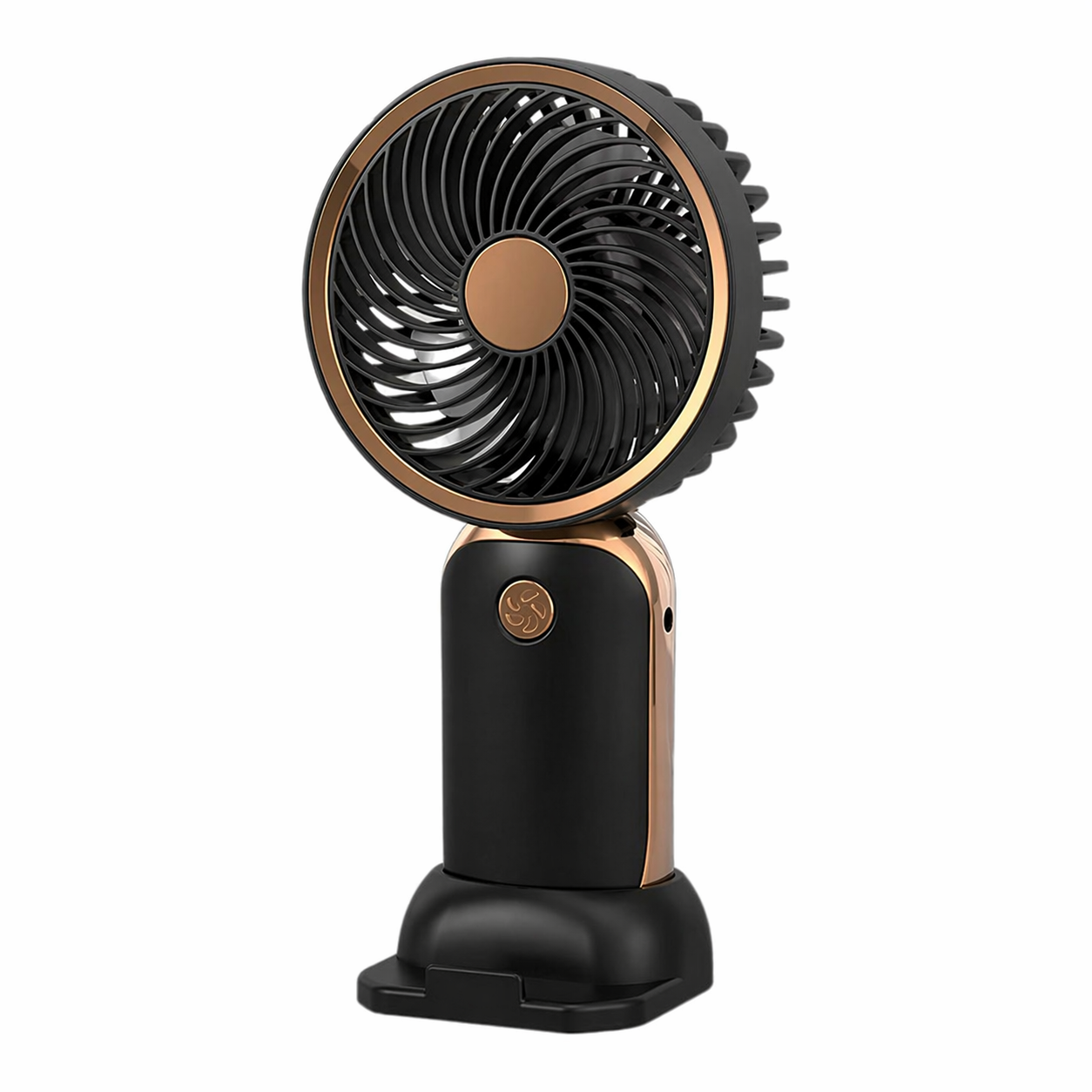 Mini Handheld Fan | 2-in-1 Use - Handheld & Table Fan | USB Rechargeable | Desk & Travel Cooling Fan | Quiet & Compact