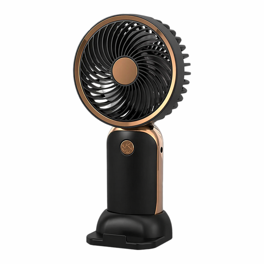 Mini Handheld Fan | 2-in-1 Use - Handheld & Table Fan | USB Rechargeable | Desk & Travel Cooling Fan | Quiet & Compact