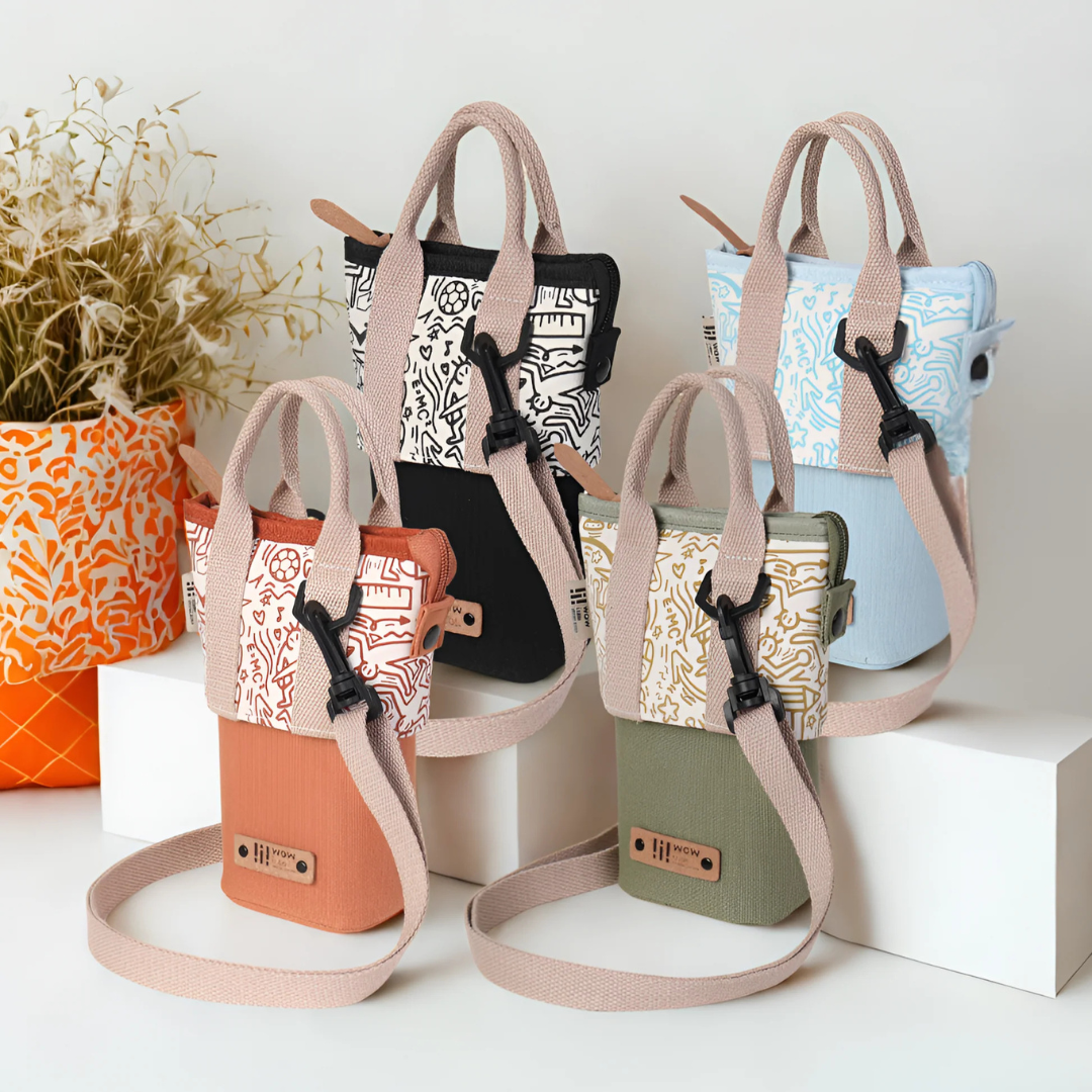 Expandable Stylish Pouch | Sleek Design | Stationery or Cosmetics Organiser | Cute and Stylish