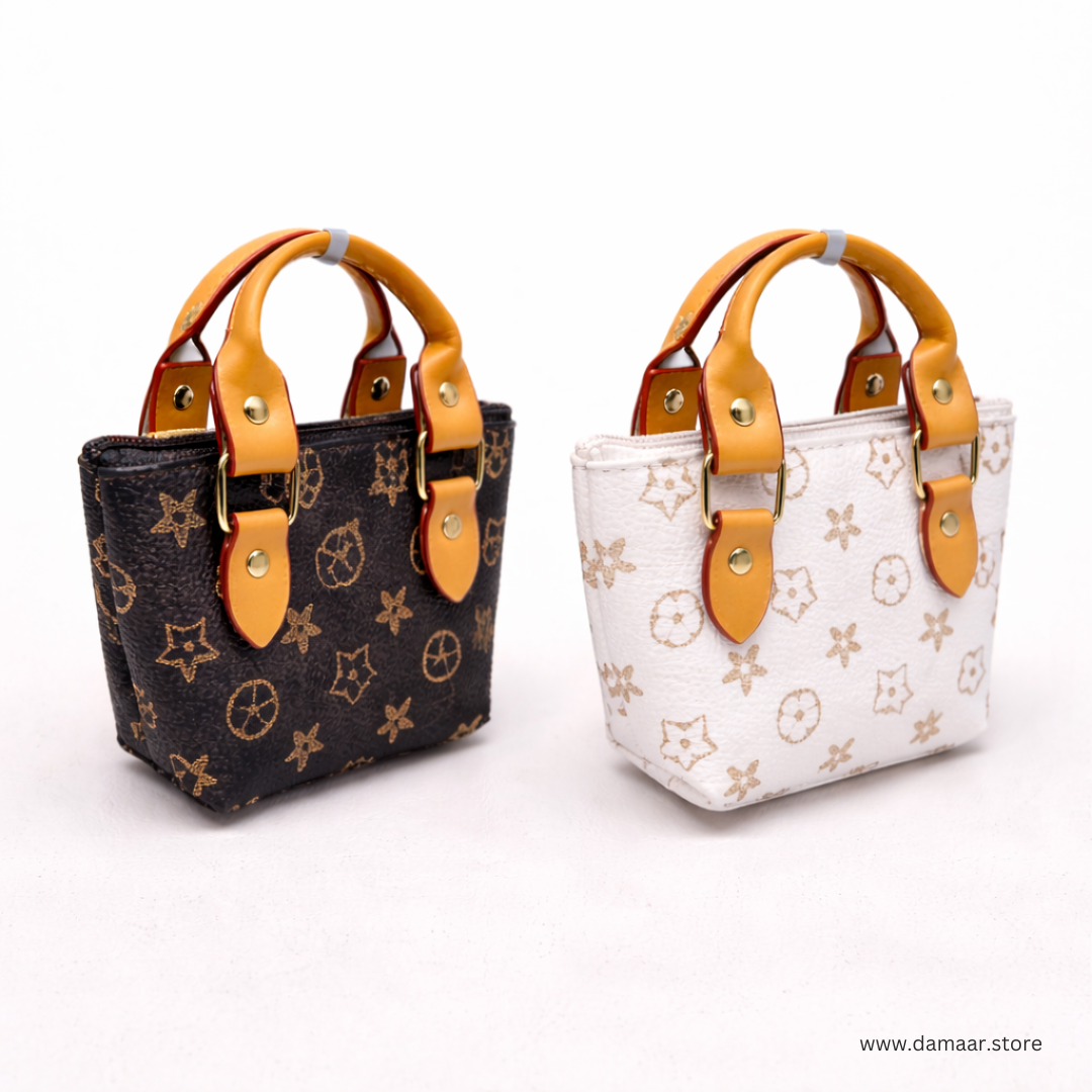 Mini Luxe Pouch | Key Chain Style | Stylish & Compact | Attractive Design