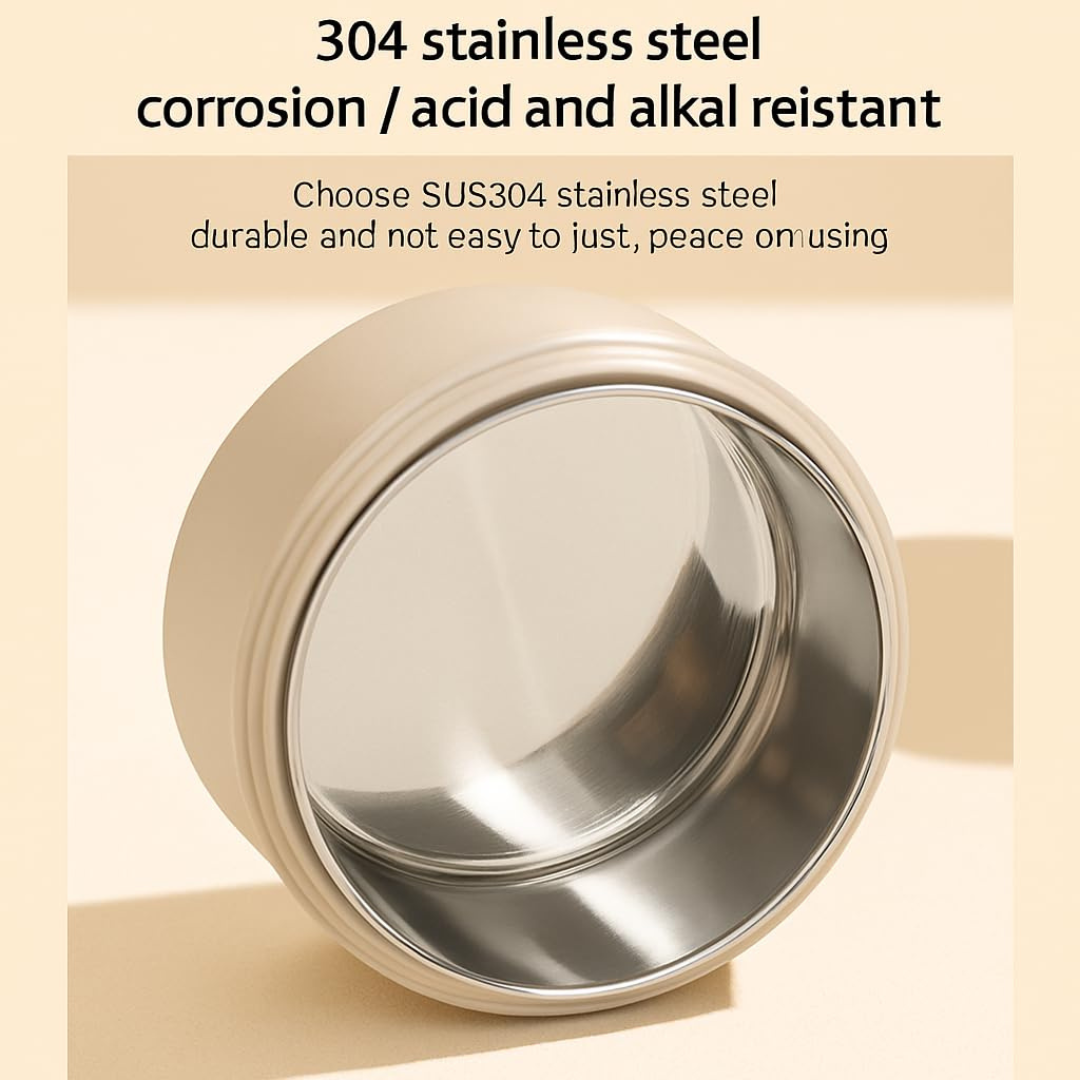 Yummy Buddy Lunch Box | 900ML Large Capacity | Stainless Steel Durable and Safe | Includes Cutlery | 3 layers Storage