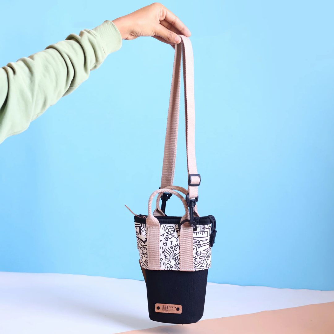 Expandable Stylish Pouch | Sleek Design | Stationery or Cosmetics Organiser | Cute and Stylish