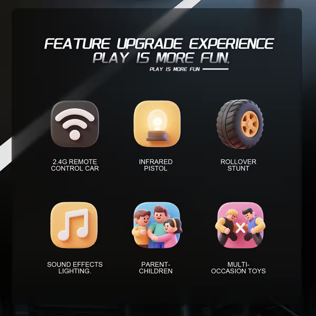 Infrared Battle Car with Remote Control | Action and Fun | Shoot and Dodge | Cool Design