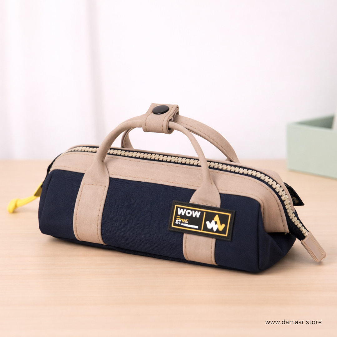 Wow Pouch | Cute and Stylish | Durable Material with Smooth Zipper | Carry Stationery or Cosmetics