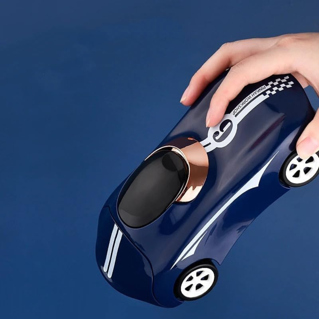 Sports Car Water Bottle | 280 ML Capacity | Adjustable Strap | Playful Design | For Kids