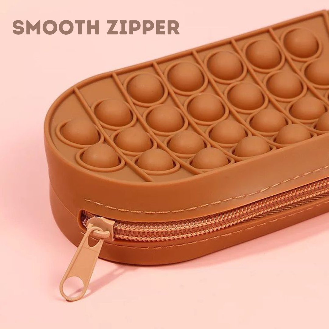 Stylish Popit Pouch Pencil Case |  Playful Popit Design | Multifunctional Purpose| School Kids or Teens