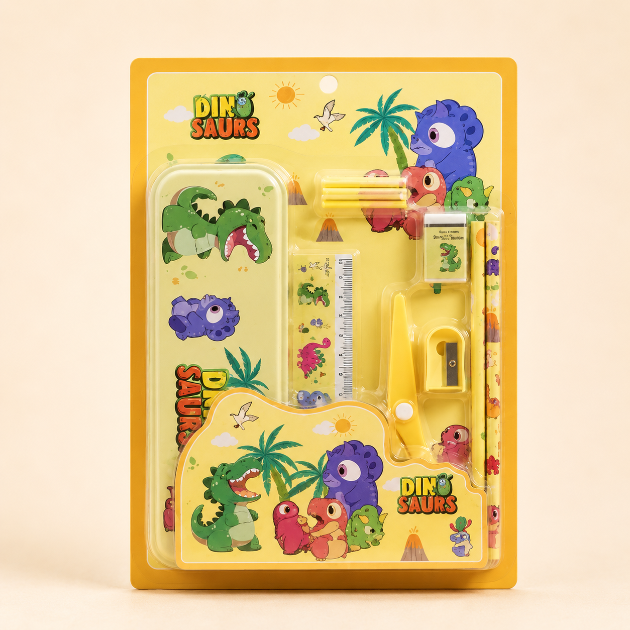 Stationery Gift Set with Scissor | Compact and Lightweight | Cute Design | High Quality Build