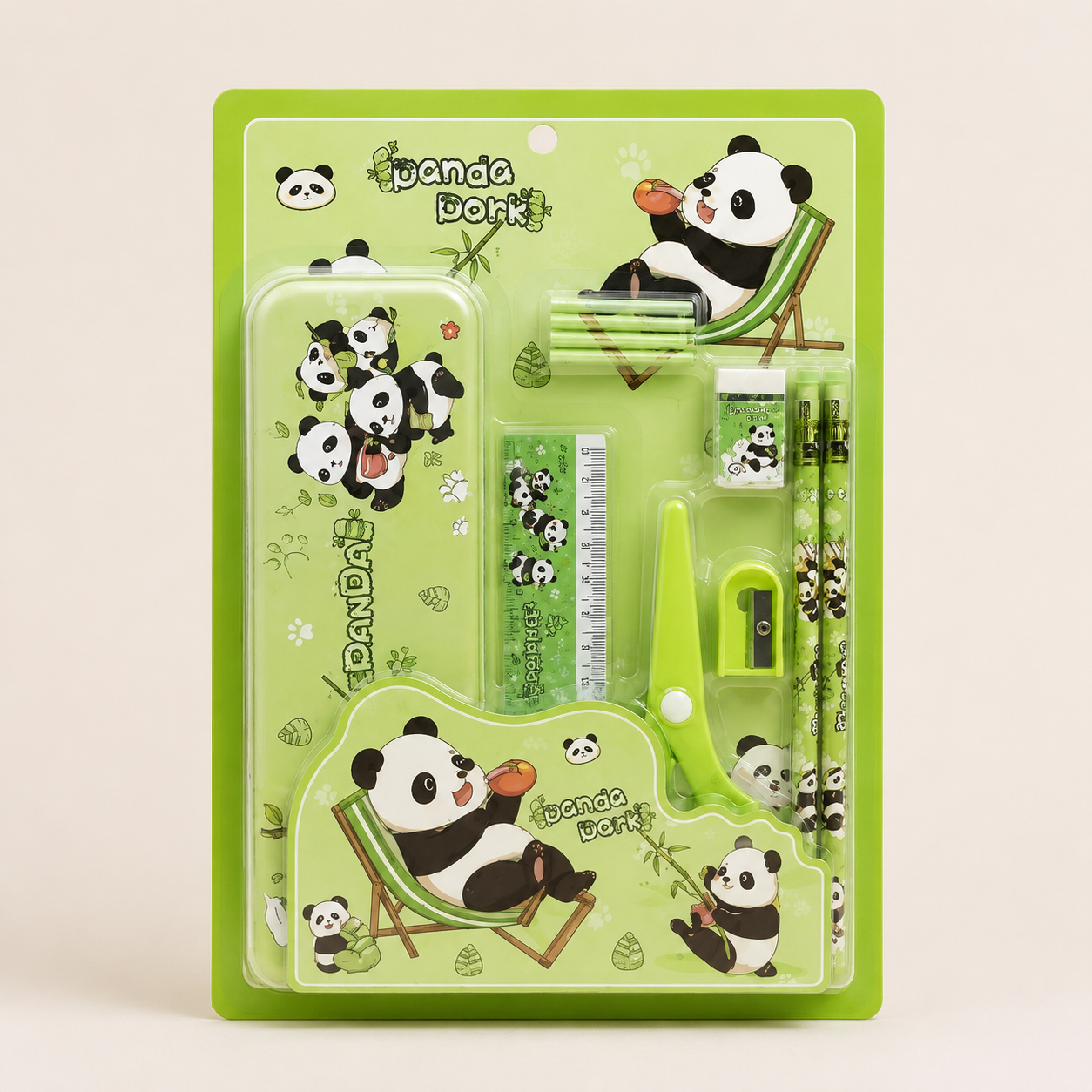 Stationery Gift Set with Scissor | Compact and Lightweight | Cute Design | High Quality Build