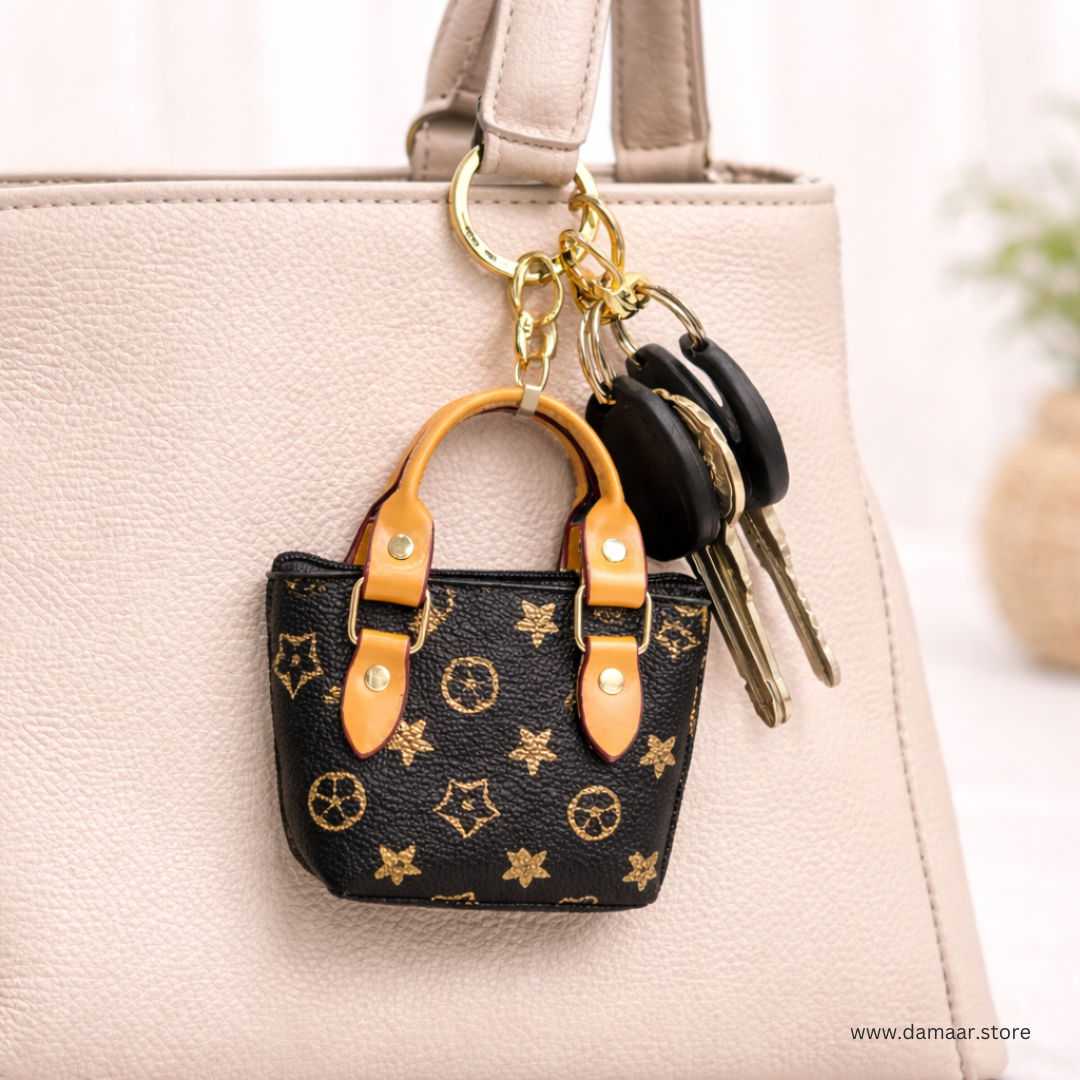 Mini Luxe Pouch | Key Chain Style | Stylish & Compact | Attractive Design